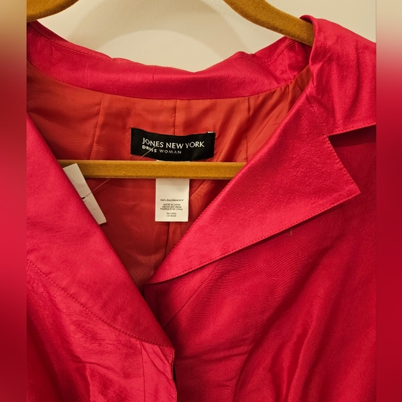 Vintage - Silk Taffeta Jones New York Fully Lined Dress - NWT - Picture 7 of 11